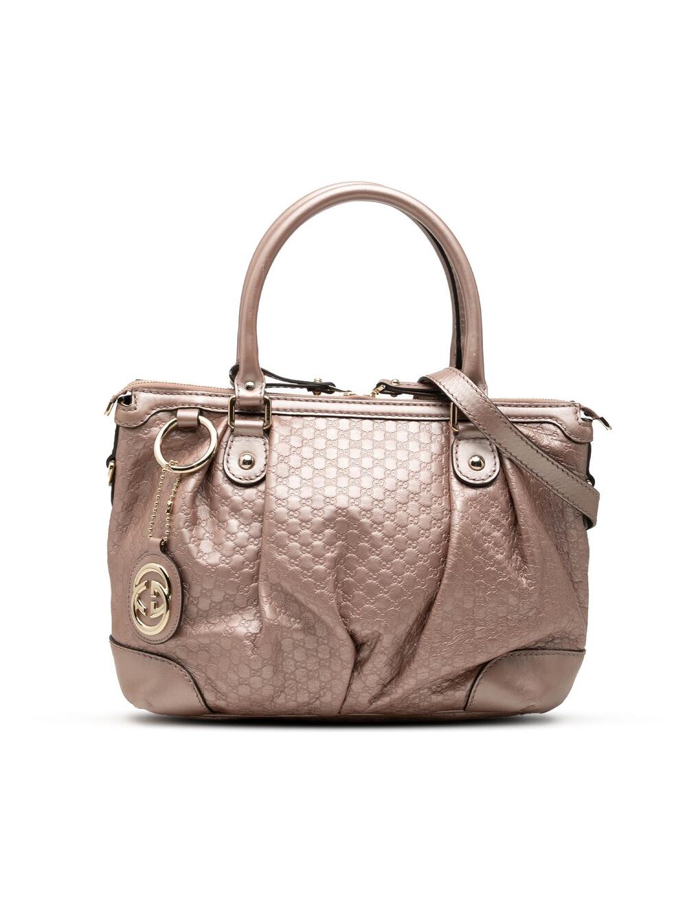 Gucci Metallic Microssima Sukey Satchel #351269G79B